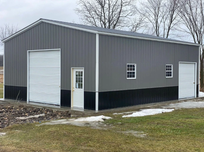 Steel Framed Garage
