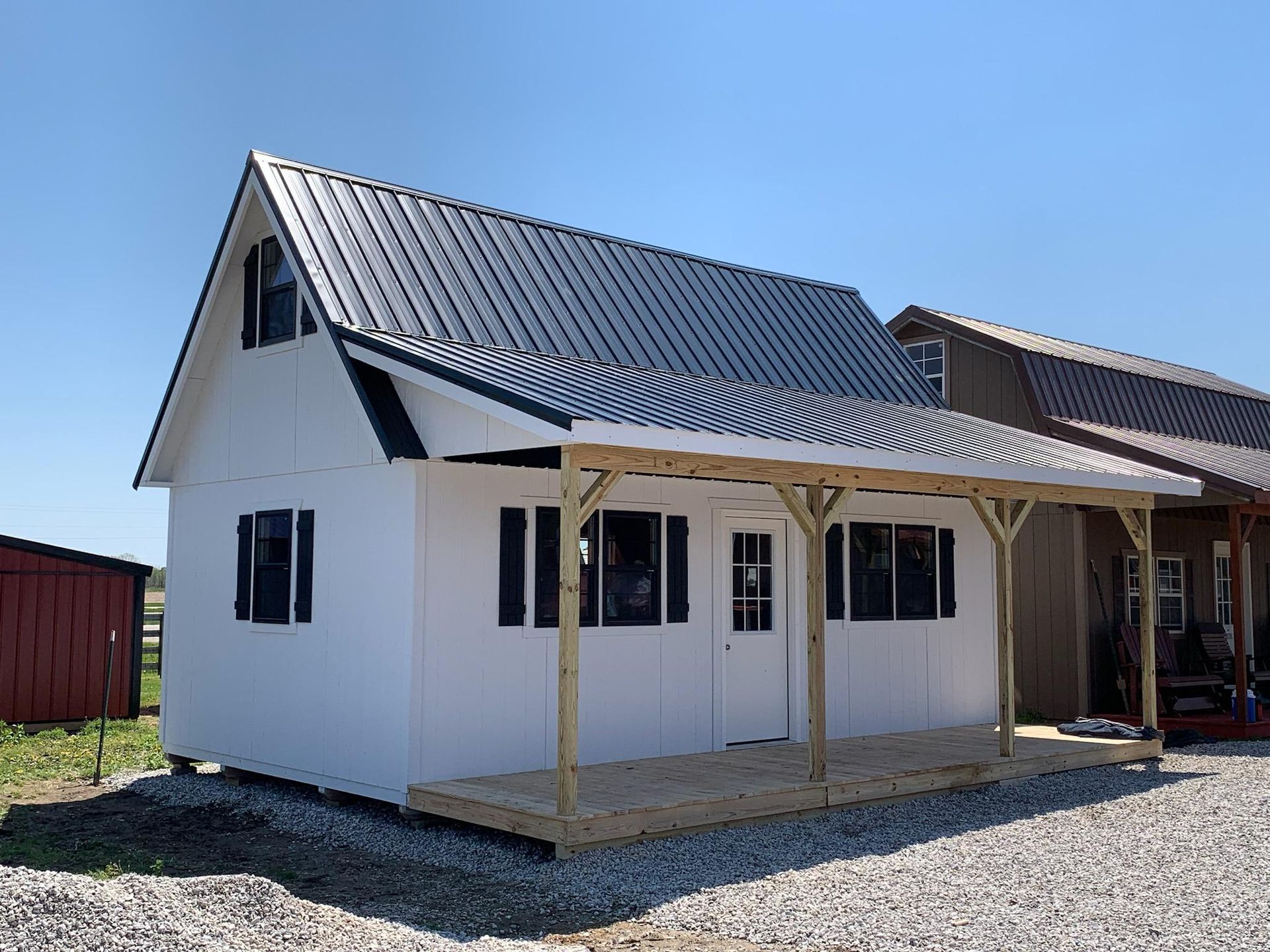 A Frame 2 Story Cabin