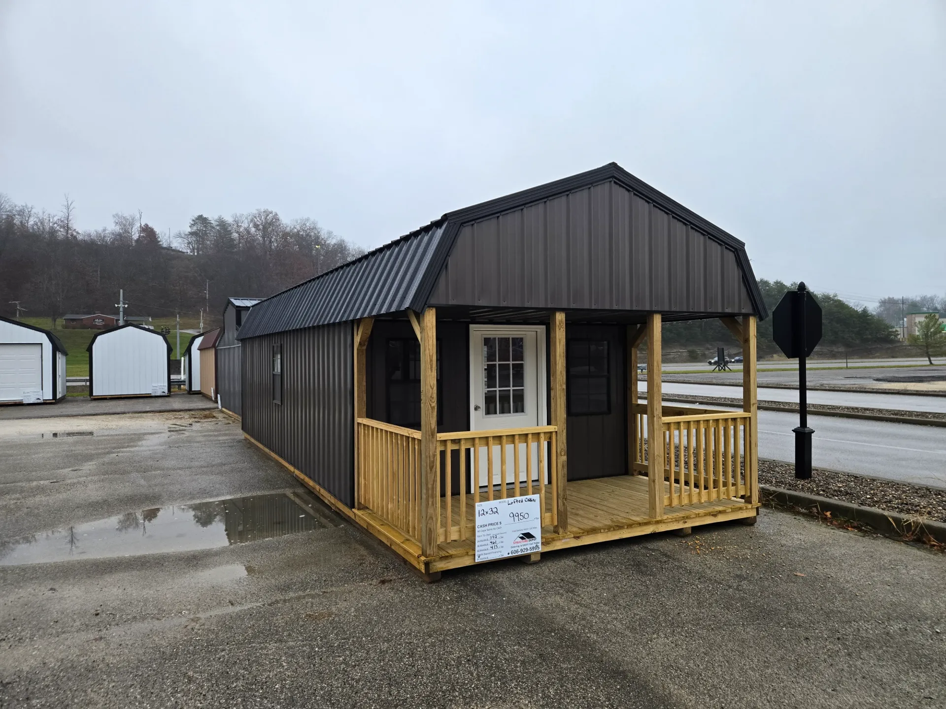 [EM1024273] Lofted Cabin 12x32