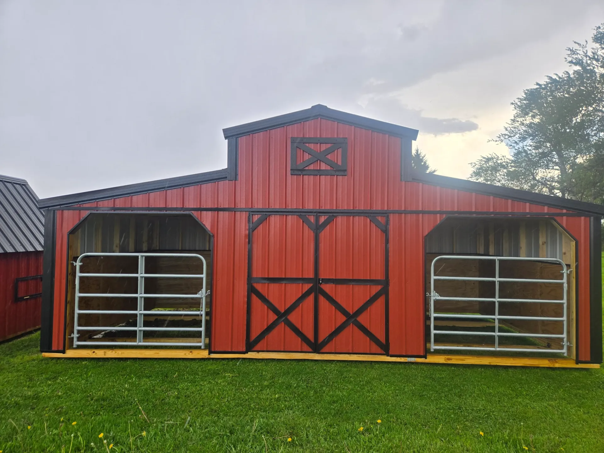 [EM0325138] Western Horse Barn 12x24