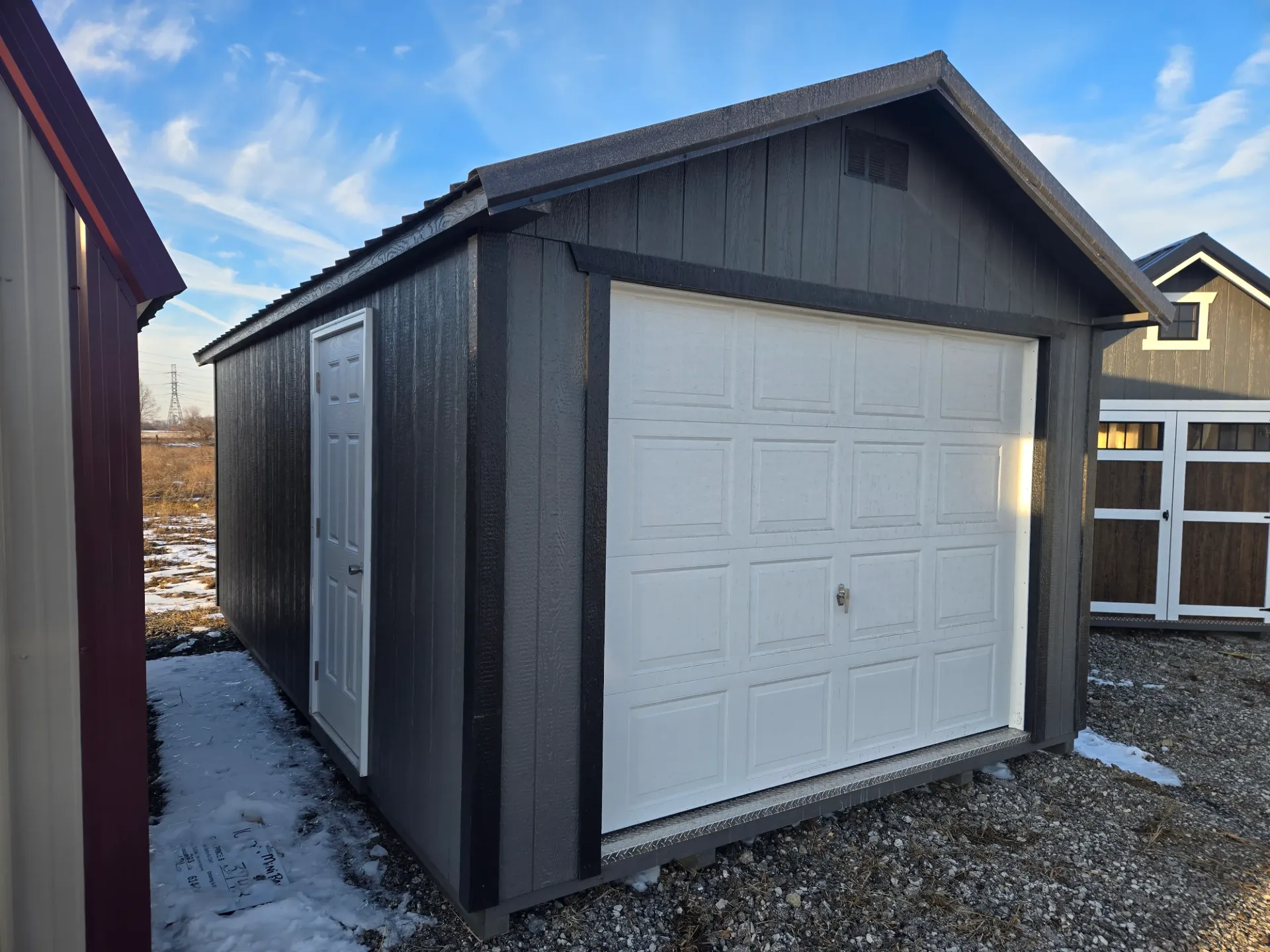 Hi Wall Garage 12x20