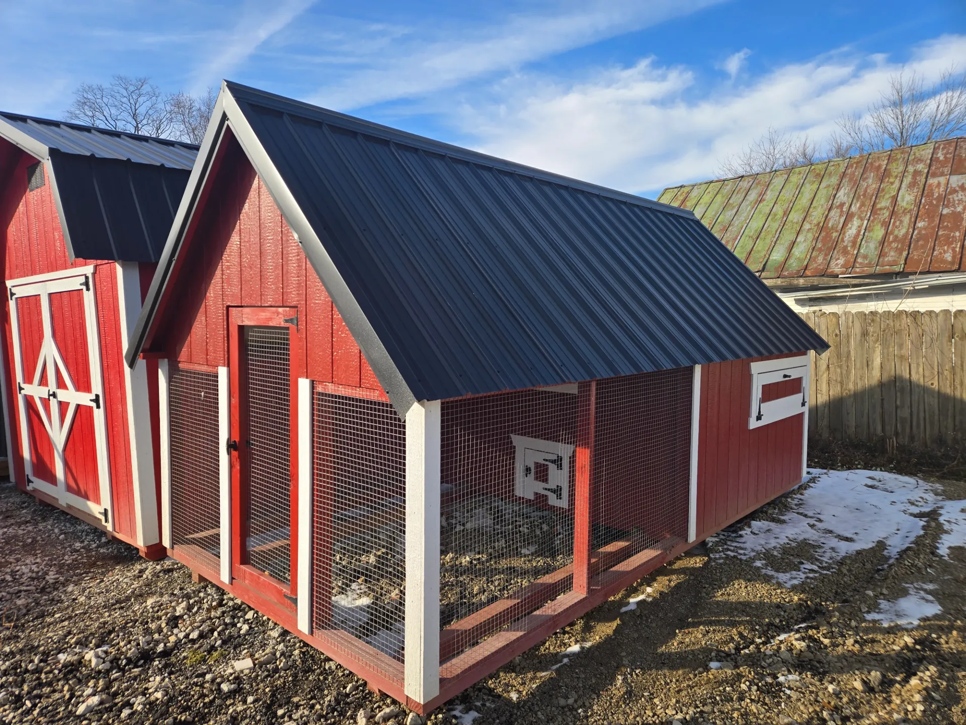 [8041-25] Chicken Coop 8x16